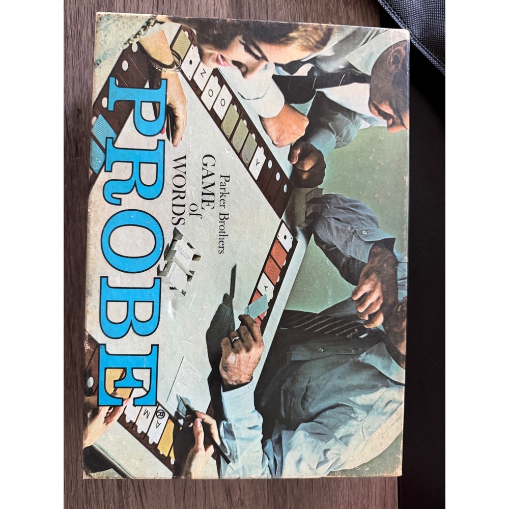 Vintage Probe Game of Words Parker Brothers 1960s Board Game Strategy Word